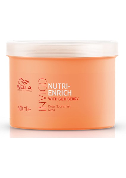 Invigo Nutri Enrich Kuru Yıpranmış Saçlar Için Nemlendirici Onarıcı Maske 500ml