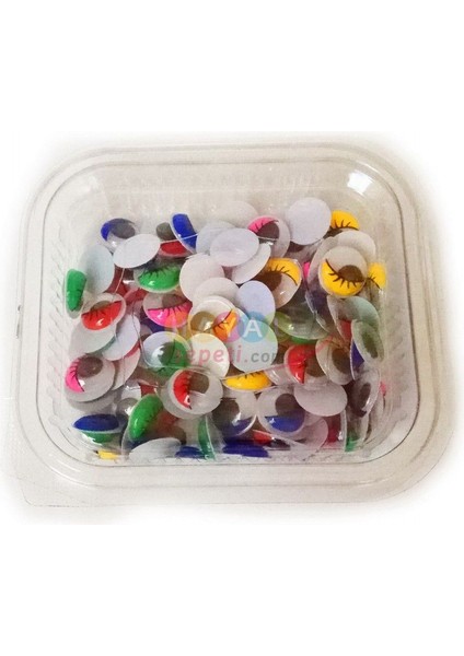 Oynar Göz 15MM Renkli Oynayan Göz 100 Adetli Paket fiyatları