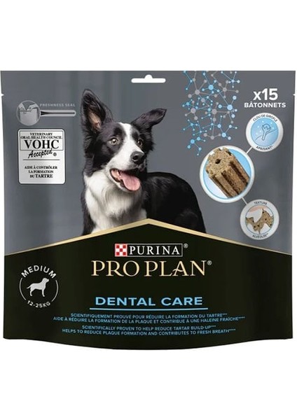 Pro Plan Medium Dental Care Orta Irk Köpek Ödül Maması 345 gr 15 Adet