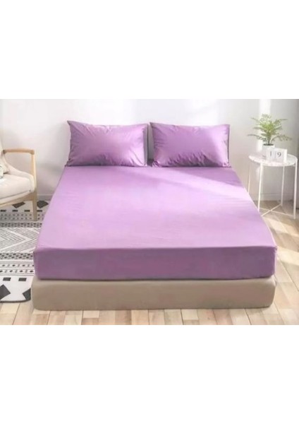 MSS9010LND Pamuklu Çift Kişilik Lastikli Çarşaf Takımı 160 x 200 +30