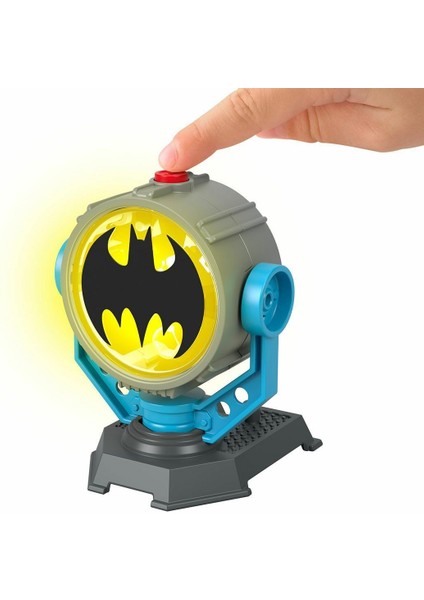 HFD47 Imaginext, Bat-Tech Bat-Signal Figür Seti, Dc Super Friends