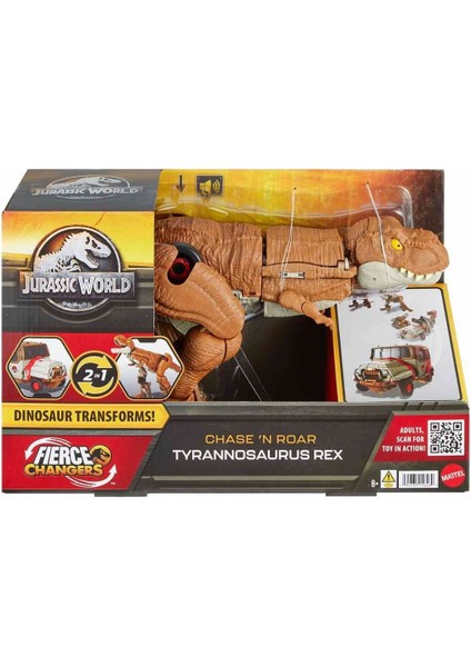 HPD38 Jurassic World Değişim Serisi - Dönüşebilen T-Rex Figürü