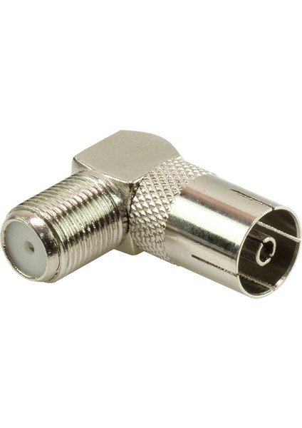 Powermaster F Konnektör Dişi/60 Ohm Dişi L Tip Çevirici