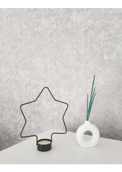 Siyah Yıldız, 2 adet, Mumluk, Ev Mumluk, Dekoratif Mumluk, Tealight Mumluk, Yılbaşı Süsü fırsatları