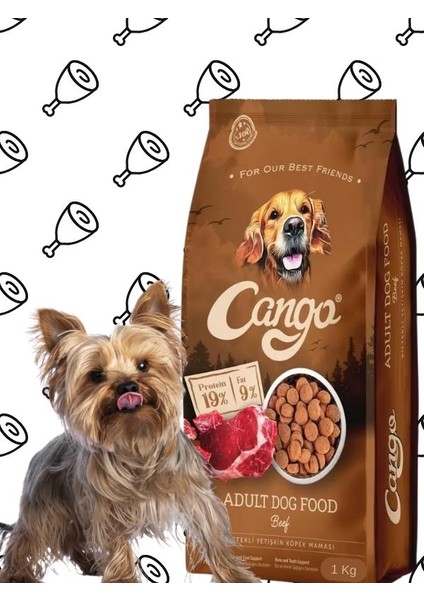 Biftekli Yetişkin Köpek Maması 1 kg