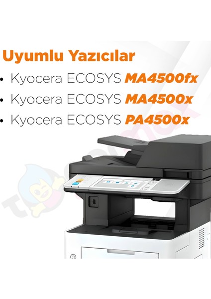 Kyocera TK-3400 Muadil Toner 2'li Avantaj Paket / Ecosys MA4500FX / Ecosys MA4500X / PA4500X