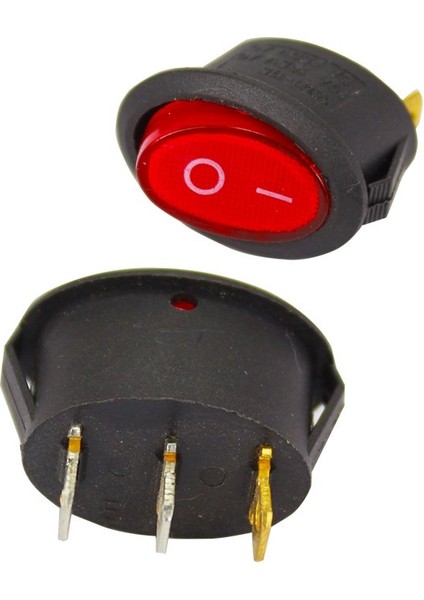 Oval Işıklı Soba Anahtarı (IC-134B)
