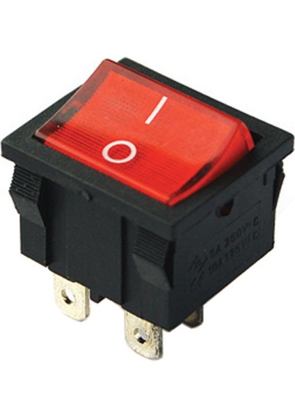 Orta Boy Işıklı 4 Pin On-Off Anahtar (IC-126)
