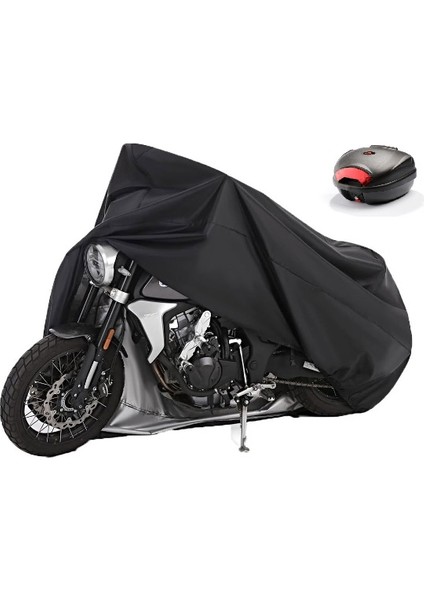 Ktm 125 Duke Siyah Motosiklet Brandası Arka Çanta Uyumlu