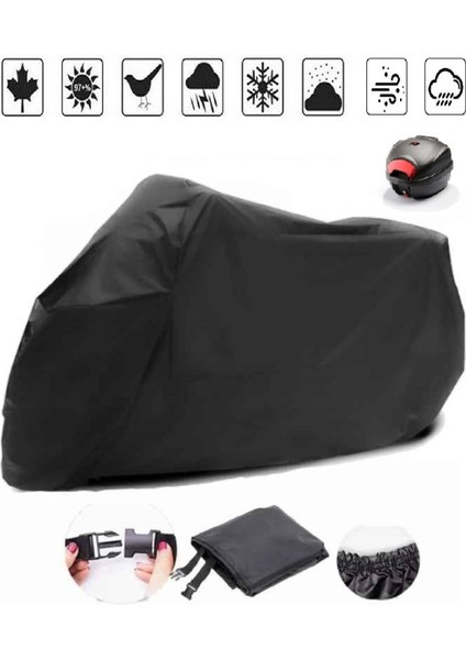 Ktm 125 Duke Siyah Motosiklet Brandası Arka Çanta Uyumlu