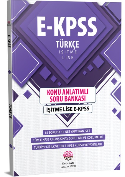 E-KPSS İşitme Lise Konu Anlatımlı Soru Bankası 5 Kitap