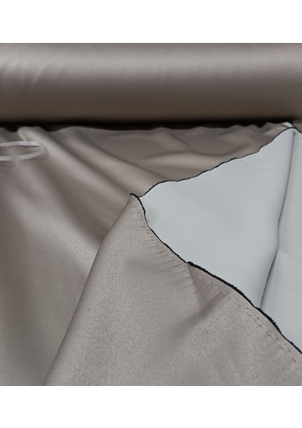 Sütlü Kahve - Karartma Perde Blackout - Çift Taraflı -Pilesiz - Tek Kanat - SKV191 indirimleri