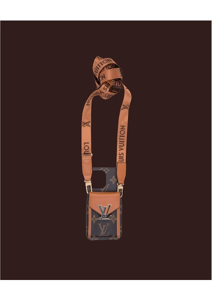 Çantalı Askılı Telefon Kılıfı - DK033 - iPhone 14 Pro