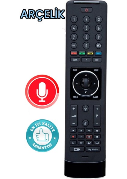 Ses Komutlu Arçelik LCD LED Tv Kumandası