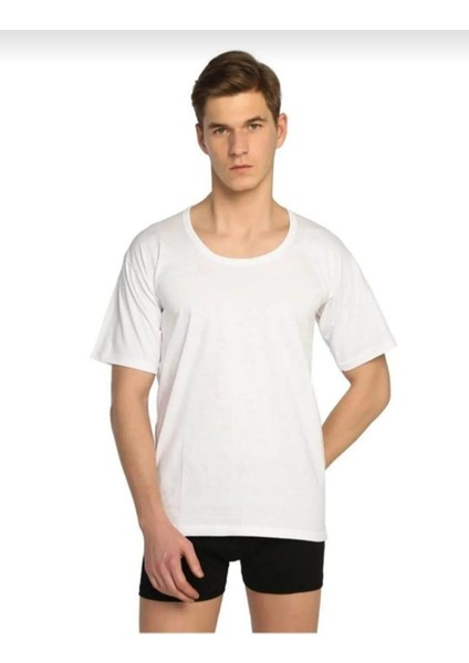 0002 Erkek Bisiklet Yaka Fanila 12 Adet