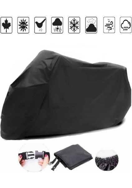Rks Sniper 50 Pro Siyah Motosiklet Brandası Arka Çanta Uyumsuz