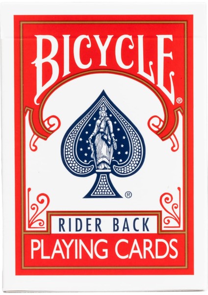 Rider Back Oyun Kartı-Kırmızı Deste