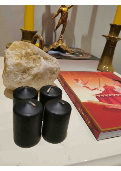 Iv Candles Homedecor 16'lı Siyah Mini Bar Mum fırsatları