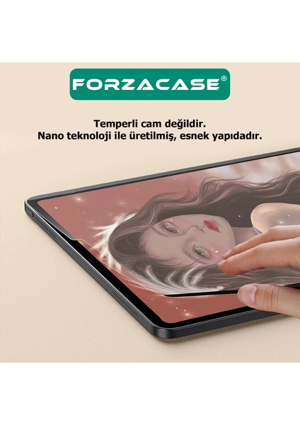 iPad Pro 12.9 2021 ile Uyumlu Tablet Nano Esnek Ekran Koruyucu Mat Film - FC293