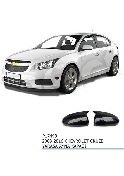 Pnd Chevrolet Cruze Batman - Yarasa Ayna Kapağı (Piano Black) 2012-2016