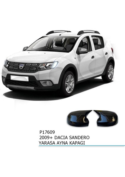 Pnd Dacia Sandero Batman - Yarasa Ayna Kapağı (Piano Black) 2009-2020