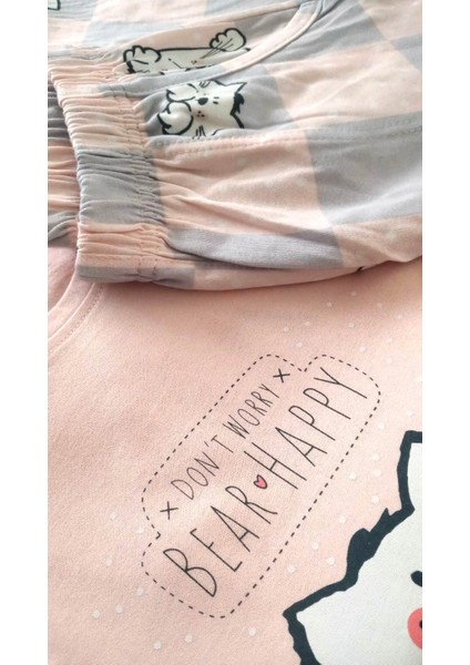 Kadın Pijama Takımı Uzun Kol Pamuklu Şardonlu Penye modelleri