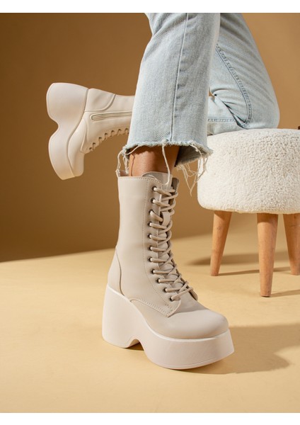 Laura Ekru Kadın Bot fiyatları