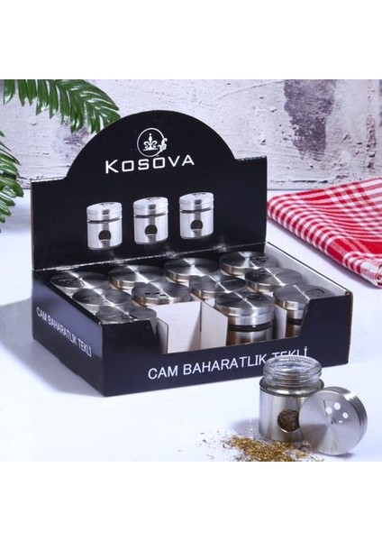 CAM-440 Metal Küçük Tekli Tuzluk