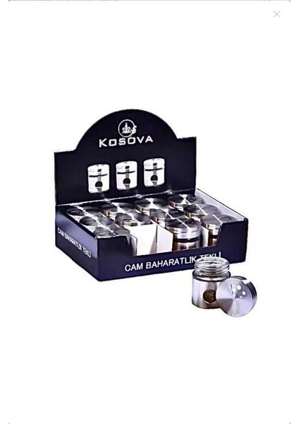 CAM-440 Metal Küçük Tekli Tuzluk