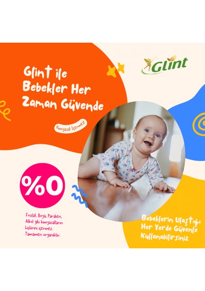 Baby 6 x 1 Lt. %100 Bitkisel Bebek Çamaşır Sabunu Kendinden Yumuşatıcılı Vegan Deterjan