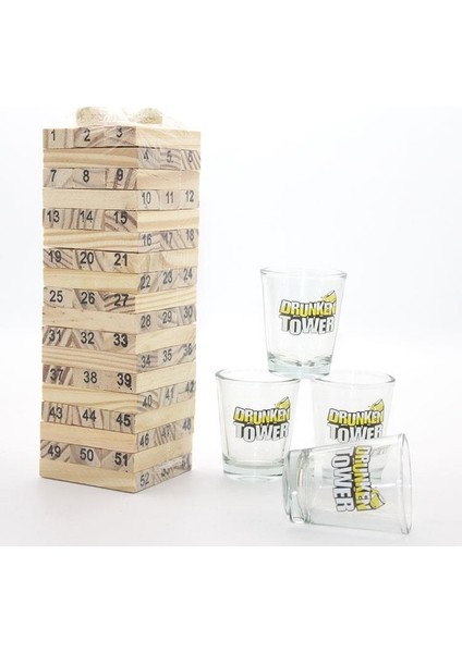 Jenga Shot Bardak Oyunu