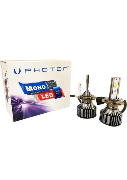 Ahmet Otomotiv Mono H7 3 Plus 12V LED Headlight 2022 Model 2023 Yeni Seri