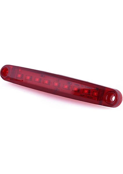 Ahmet Otomotiv 9 Ledli Parmak LED Lamba Kırmızı 12-24 Volt