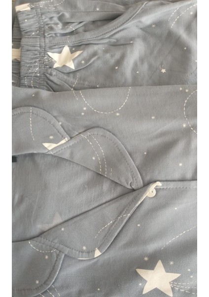 Kadın Pijama Takımı Önden Düğmeli Şardonlu Penye fiyatları