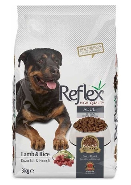 Adult Kuzu ve Pirinçli Yetişkin Köpek Maması 3 kg