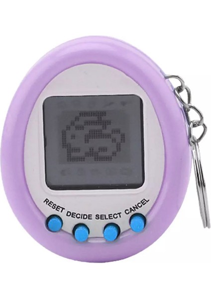 Red Rook Sanal Bebek Tamagotchi Nostaljik Oyuncak Çoklu Hayvan Seçeneği Lila Renkli