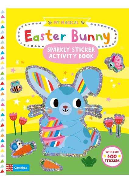 Easter Bunny Sparkly Sticker Activity Book
