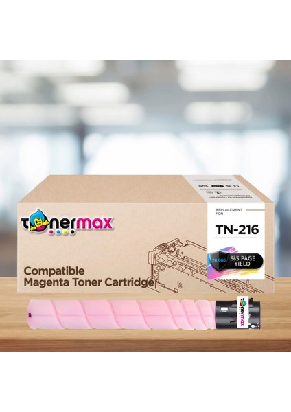 Konica Minolta TN-216 Muadil Toner Kırmızı / Bizhub C220 / Bizhub C280