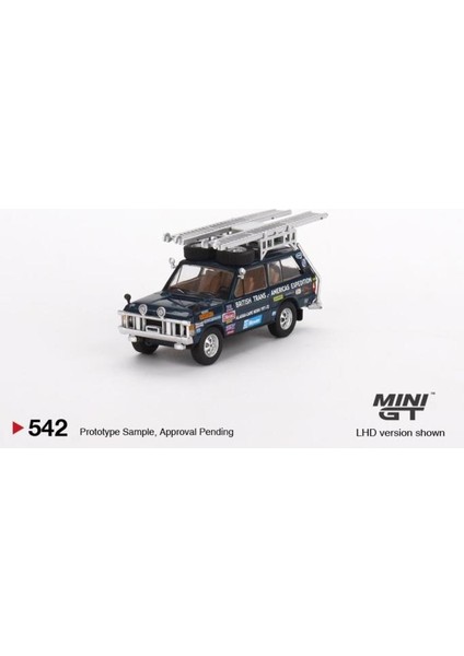 542 Range Rover 1971 British Trans-Americas Expedition Model Araba