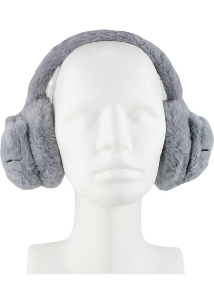 Gri Kedi Tasarım Soğuktan Koruyucu Kulaklık fiyatları