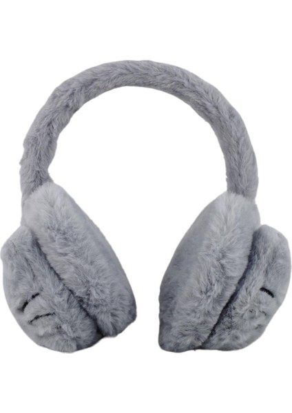 Gri Kedi Tasarım Soğuktan Koruyucu Kulaklık indirimleri