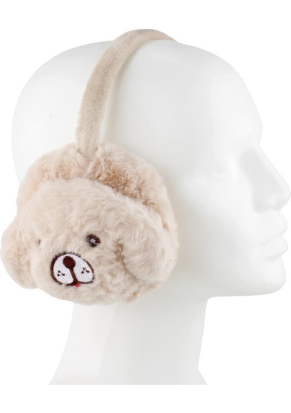 Bej Köpek Tasarım Soğuktan Koruyucu Kulaklık modelleri