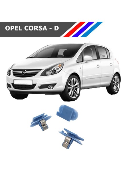 Nvr Opel Corsa D Kapı Eşik Klipsi 15 Adetli Paket 24405740