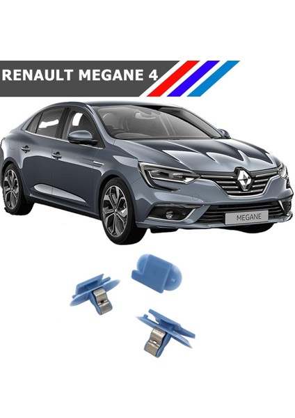 Nvr Renault Megane 4 Kapı Eşik Klipsi 15 Adetli Paket 7703077477