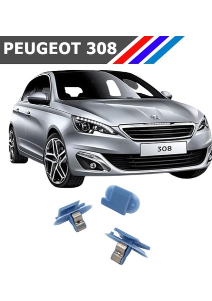 Nvr Peugeot 308 Kapı Eşik Klipsi 15 Adetli Paket 8748QT