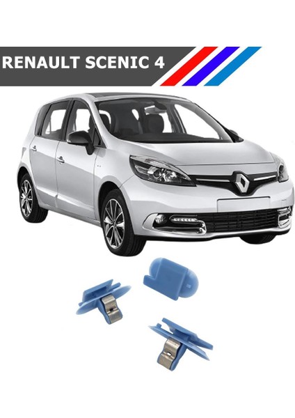 Nvr Renault Scenic 4 Kapı Eşik Klipsi 15 Adetli Paket 7703077477