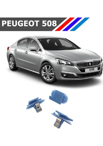 Nvr Peugeot 508 Kapı Eşik Klipsi 15 Adetli Paket 8748QT