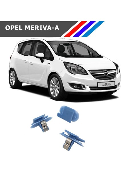 Nvr Opel Meriva A Kapı Eşik Klipsi 15 Adetli Paket 24405740