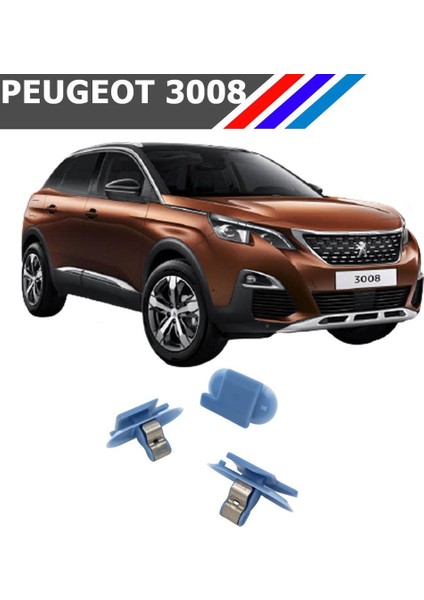 Nvr Peugeot 3008 Kapı Eşik Klipsi 15 Adetli Paket 8748QT