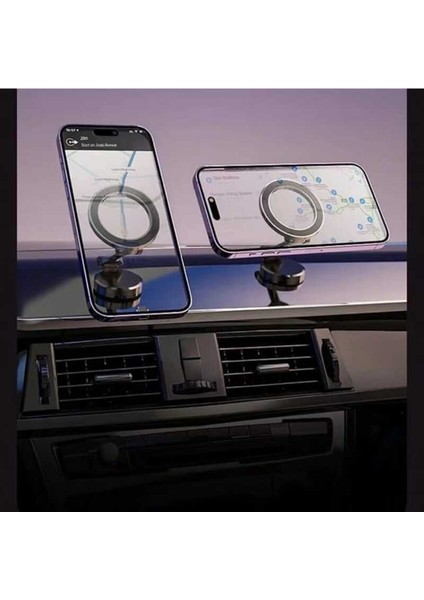 360° Dönen Katlanabilir Güçlü Mıknatıslı Tutacak Araç Içi Telefon Tutucu Masaüstü Telefon Tutacağı